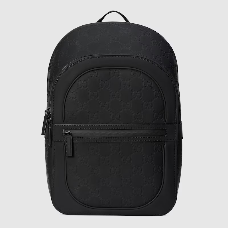 GG RUBBER-EFFECT BACKPACK